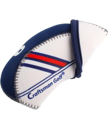 Craftsman Golf US Flag Neoprene Golf Club Head Cover - White & Blue - Buy Online on GoSupps.com