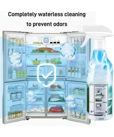 Multifunctional Large Capacity Refrigerator Cleaner Refrigerator Cleaning Spray Strong Cleaner for Inside Fridge All Purpose Cleaner Refrigerator Cleaner Inside for Kitchens (2PCS) - Buy Online on GoSupps.com