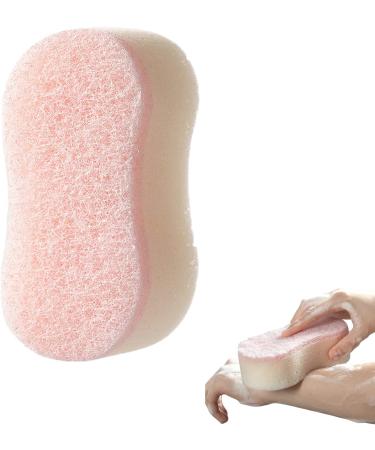 Puff Aromatherapy Body Sponge, Silk Melon Aromatherapy Body Foam, Gentle Exfoliating Scrub Dead Skin Sponge (Pink)