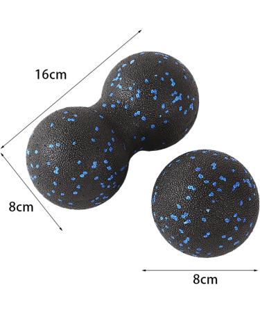 Shulllin 2 Set Fascia Ball Set - Trigger Point Massage Balls for Deep Tissue Relief | Lacrosse Ball for Fascia Training - Buy Online on GoSupps.com