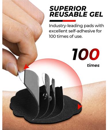 AVCOO 4 Channel TENS EMS Unit - 24 Modes Muscle Stimulator for Pain Relief Therapy - Rechargeable Pulse Massager with 12 Pads & Accessories - Buy Online on GoSupps.com
