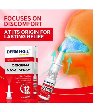Nasal Spray for Adults and Children 6+ Sinus Congestion Relief and Nasal Congestion Relief Nasal Spray - 1.05 Fl Oz Spray Bottle (1PCS 1.05 Fl Oz) 1 1.05 - Buy Online on GoSupps.com