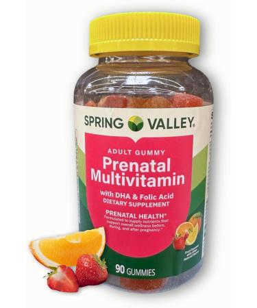 Prenatal Gummies- for Woman Multivitamin Supplement DHA and Folic Acid 90ct (Pack of 1) Boxed by Fusion Shop Store - Buy Online on GoSupps.com