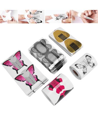 500pcs Self-Adhesive Nail Forms for French Tips - PVC Nail Extension Stickers | Manicure Tools for Perfect Nails - Buy Online on GoSupps.com