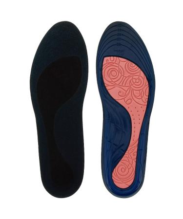 Bama Gel Insoles For Sneakers and Sports Shoes Can Be Cut to Size Everyday Gel CTS 5 CT 42-46 Black/Blue/Pink