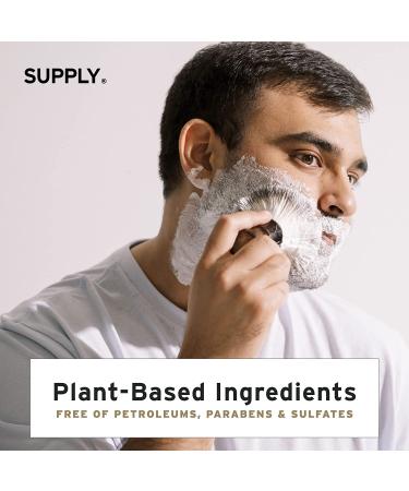 Supply Ultra Lather Fragrance-Free Shaving Cream - 3.4 Oz Jar | Hypoallergenic & Noncomedogenic Mens Shaving Cream for Razor Burn Protection and Soothing Irritation - Buy Online on GoSupps.com