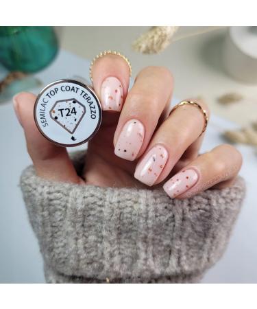 T24 Semilac UV Nail Polish Top Terrazzo 7 ml - Buy Online on GoSupps.com