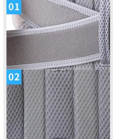 DFHBFG Alloy Bar Posture Corrector | Adjustable Waist & Shoulder Back Brace | Clavicle Support for Slouching & Hunching - S Code Gray International Shipping - Buy Online on GoSupps.com