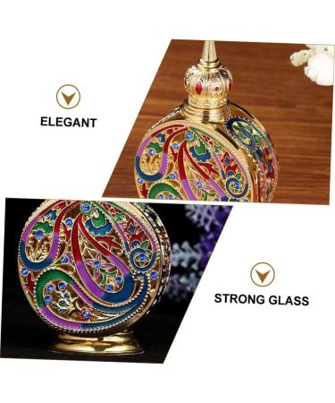minkissy 1pc Fragrance Bottling Storage Bottle Antique Perfume Bottle Chic Perfume Bottle Bulk Essential Oils Essential Oil Holder Empty Bottle Travel Alloy Glass Bottle Cosmetic - Buy Online on GoSupps.com