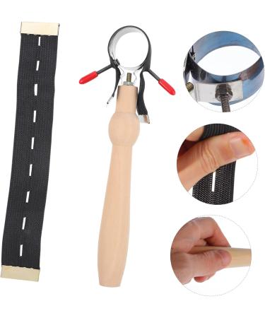 TOVINANNA Moxibustion Stand Set - Stainless Steel Moxa Stick Holder & Face Massage Tool | Skin Care Essentials | 18.2x3cm Black - Buy Online on GoSupps.com