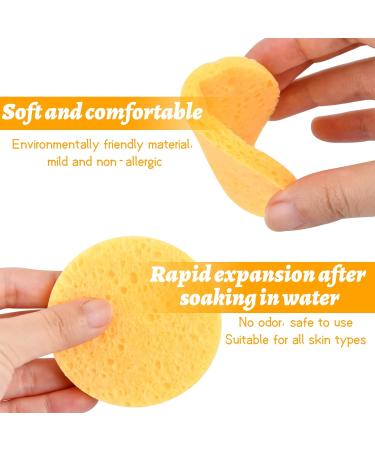 CHStarina 20 Faces Compressed Sponges - Soft Facial Cleaning & Makeup Removal Sponges - Eco-Friendly Face Wash Sponges for All Skin Types - Buy Online on GoSupps.com