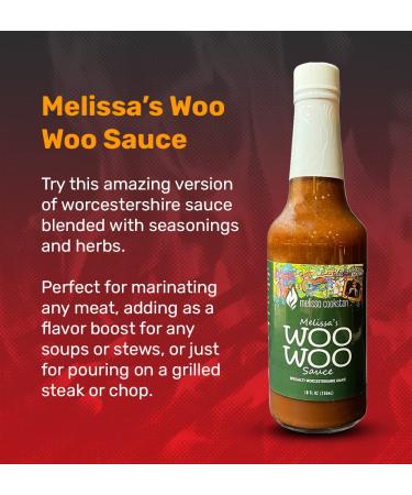 Melissa Cookston Woo Woo Sauce 10 fl oz - Worcestershire Sauce with Seasonings & Herbs - Buy Online on GoSupps.com