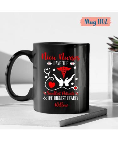 Personalized NICU Nurse Mugs | Custom Neonatal Nurse Coffee Cups | Unique RN Gifts | 11oz & 15oz Ceramic Mugs - Buy Online on GoSupps.com
