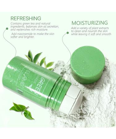 Green Tea Cleansing Mask | Poreless Deep Cleanse & Moisturize for All Skin Types - Oil Control & Deep Pore Cleanser - Buy Online on GoSupps.com