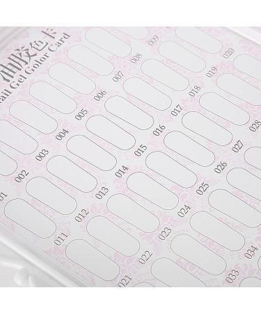 Nail Art Display Stand Tips Display Stand Rack Holder for Beauty Personal Care Floral Design 48 Colors Nail Polish Gel Card Nail Art Practice Tool - Buy Online on GoSupps.com