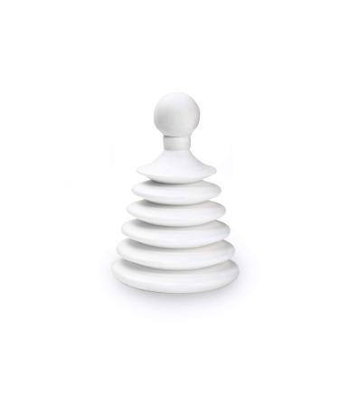 Master Plunger Mighty Tiny Plunger Designed for Bathroom/Kitchen Sinks, Perfect for RVs. Unclogs Fast & Easy (Patent Pending), White