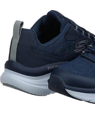 Skechers Men's D'lux Walker Pensive Oxford 10.5 X-Wide Navy - Quality Comfort for Every Step - Buy Online on GoSupps.com