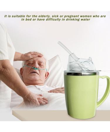 Beakers for Elderly 350ml Spill Proof Adult Sippy Cup with Straw 3-in-1 Stainless Steel Dysphagia Cups with Handle Adult Drinking Cup for Elderly Disabled Patient Maternity Kids Sippy Cup - Buy Online on GoSupps.com