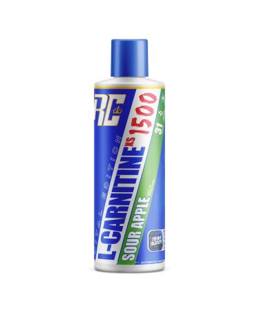 Ronnie Coleman Signature Series L-Carnitine 1500 Liquid Amino Acids Metabolism and Lean Muscle Strength Support Stimulant Free Sugar Free Zero Carbs Sour Apple