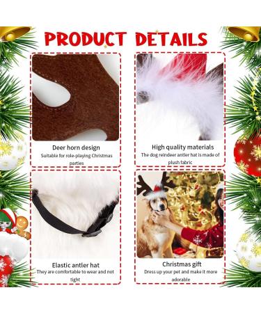 Shop Pet Christmas Headbands | Reindeer Cat & Dog Headbands - Perfect Holiday Gift for Pets! - Buy Online on GoSupps.com