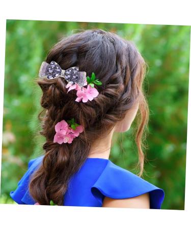 FRCOLOR rhinestones hair clips for women formal small hair clips hair clips for women top clip women hairpin crystal clip hairpin bow tie back of head simple purple Metal large women's - Buy Online on GoSupps.com