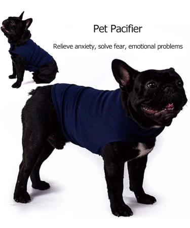 WingFly Dog Anxiety Relief Coat Adjustable Dog Anxiety Jacket Wrap Anxiety Jacket Shirt Calming Coat Thunder Dog Wrap for Anti Anxiety and Stress Relief Calming (L Blue) L Blue - Buy Online on GoSupps.com
