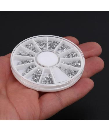 Gullermo Silver rhinestones boxes Crystal nail manicure Nail 1.5 MM wheel - Buy Online on GoSupps.com