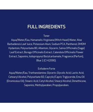 Obagi Medical Nu-Derm Fx System Normal to Oily Bundle - Includes: Foaming Gel Toner Clear Exfoderm Forte Blend. Hydrate and Sun Shield. - Buy Online on GoSupps.com