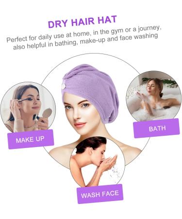 FRCOLOR 3pcs Quick Drying Hair Turban - Thicken Bathing Caps for Effortless Hair Drying & Shower Use - Buy Online on GoSupps.com