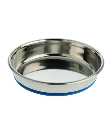 Our Pets DuraPet Stainless Steel Non-Slip Cat Food Bowls (Cat Food Bowl or Cat Water Bowl) Holds up to 1- 1.75 Cups of Dry Cat Food or Wet Cat Food Easy to Clean Cat Dish Feeding Bowls 1 Cup