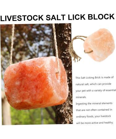 Ipetboom Animal Lick Salt Block Small Pets Lick Salt Horse Salt Lick Salt Lick Deer Salt Chew Treat Supplies - Buy Online on GoSupps.com