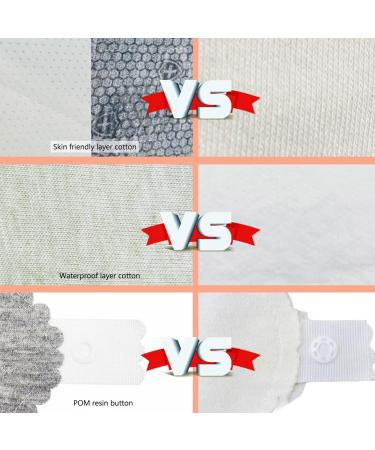 Skin Friendly Pure Cotton Panty Liners 5pcs - Washable & Reusable Menstrual Pads (S) - Buy Online on GoSupps.com