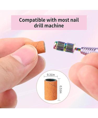 Sanding Bands for Nail Drill - KOYOPEPI 210Pcs #80#150#240 Grit Coarse & Fine Nail Bits in Orange Green Pink - International Shipping Available - Buy Online on GoSupps.com