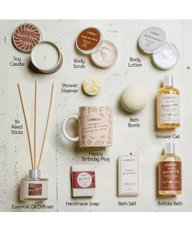 Gifts for Women  Birthday Gift Basket  Bath and Spa Gift Set for Women  Luxury Birthday Spa Gift Box  Vit E & Shea  Rich Bath Essentials in Coconut Scent  Happy Birthday Mug & More - Buy Online on GoSupps.com