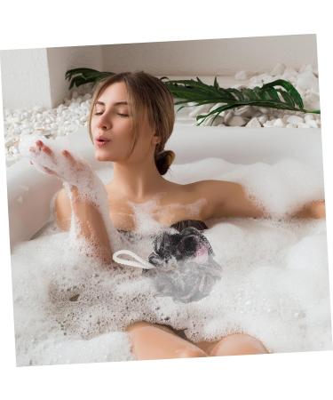 Beaupretty Bathing Skin Scrubber 4pcs - Foaming Net Loofah for Kids & Adults | Hair Ties Included - Premium Bath Essentials - Buy Online on GoSupps.com