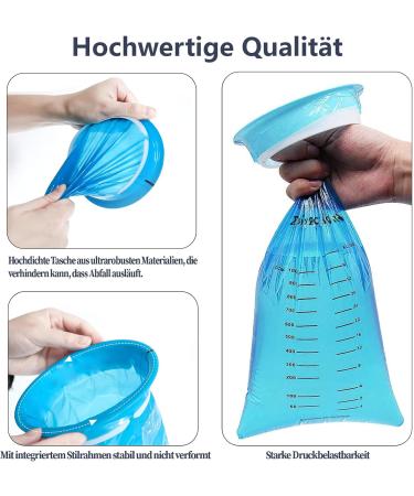 Hion Spitting Bags with Mouthpiece - 27 Premium Opaque Vomiting Bags for Travel Pregnant Women & Taxi Drivers - High-Density Comfort & Security - Buy Online on GoSupps.com