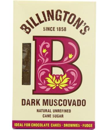 Billington's Dark Muscovado Natural Unrefined Cane Sugar 500g x 10 Unrefined Cane Sugar 10 - Buy Online on GoSupps.com