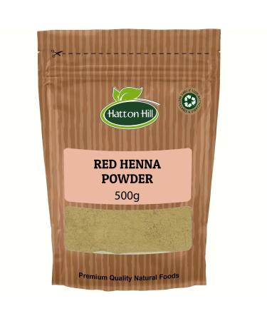 Pure Red Henna Powder 500g For Hair Dye Red Henna Hair Colour Red Hair Dye for Men/Women by Hatton Hill