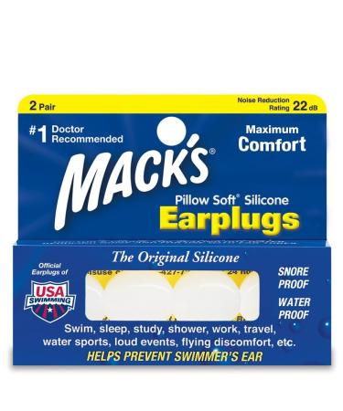 Macks Pillow Soft Ear Plugs White