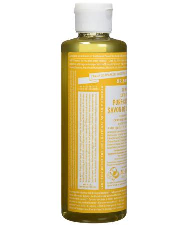 Dr. Bronner's Organic Pure Castile Liquid Soap Citrus Orange - 8 fl oz | Eco-Friendly & Natural Cleanser - Buy Internationally - Buy Online on GoSupps.com