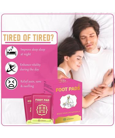 QiMOXA Upgraded Foot Pads- 30PCS Natural Odor Remover Patches for Foot Care- Boost Energy and Relaxation - Buy Online on GoSupps.com