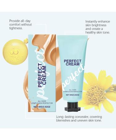 Zynewa Perfect Cream Longlasting concealer 80 g waterproof covering cream with covering brush full coverage perfect against dark circles and skin impurities for a perfect complexion - Buy Online on GoSupps.com