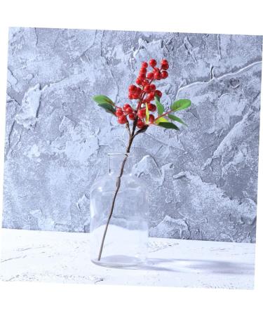 ABOOFAN 3pcs Coffee Shop Decor Artificial Berries Office Decoration Lifelike Berries Realistic Looking Berries Floral Decor Artificial Branches Fake Decorative Fruit Simulation Berries Red - Buy Online on GoSupps.com