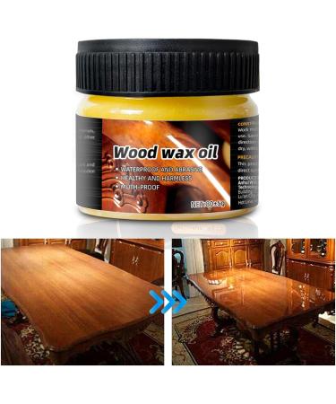 Wood Wax | Waterproof Furniture Wax Wood Seasoning Beewax Beewax Traditional Wood Wax Multipurpose Beeswax Furniture Polish for Wood Polish Furniture Care Thaely - Buy Online on GoSupps.com