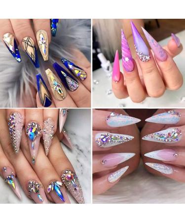 nail art set DIY Nails Rhinestones Nail Art Cosmetics Clothes Design Jewels Diamond Accessories Style4 - Buy Online on GoSupps.com