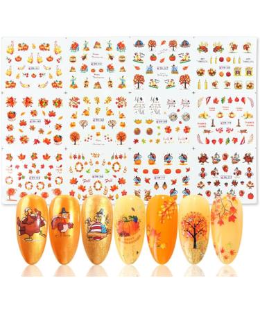 dijiusidy Nails Stickers Fashion Maple Leaf Pumpkin Decals Manicure Tools Sliders Decor Adhesive Fruit Elements Decorations 372 BN361 BN361 372 - Buy Online on GoSupps.com