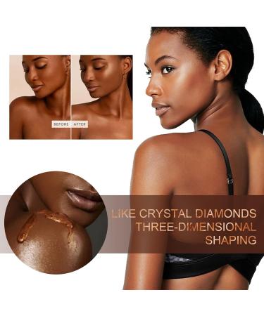 STRAIGHT Body Shimmer Oil highlighter makeup for body and face brightening fluid for all skin types gold - Buy Online on GoSupps.com