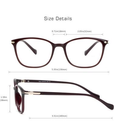VisionGlobal Blue Light Blocking Glasses for Men & Women | Stylish Anti-Eyestrain & Anti-Glare Square Frames (Red No Magnification) - Perfect for Computer & TV Use - Buy Online on GoSupps.com