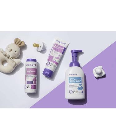 Organic Corn Starch Baby Powder for Sensitive Skin - NSF Organic Certified - Made in USA - Fragrance-Free - 3.4oz (Pack of 2) - Buy Online on GoSupps.com