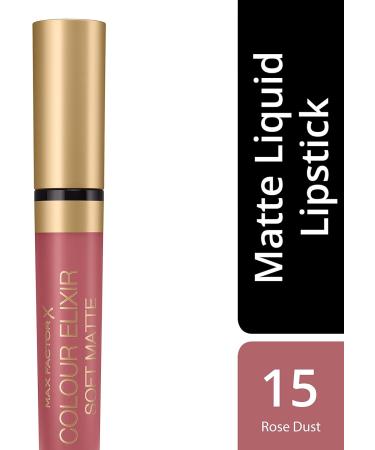 Max Factor Colour Elixir Soft Matte Lipstick - 015 Rose Dust 4ml - Buy Online on GoSupps.com